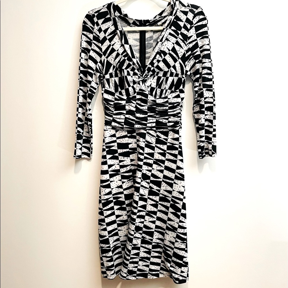 Tracy Reese Plenty Geometric Midi Dress